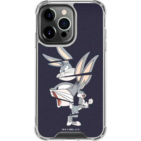 Looney Tunes Bugs Bunny Sliced iPhone 16 Pro Clear Case